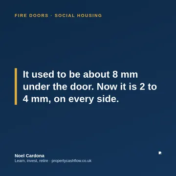 Fire Doors: 8 mm Used to Pass. Now It's 2 to 4 mm on Every Side